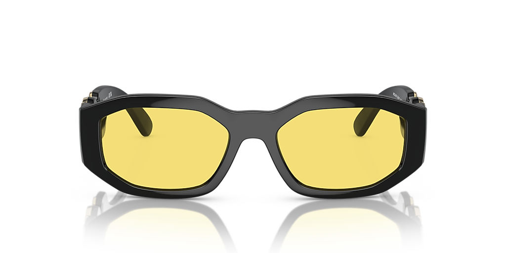 Versace Biggie M (53 - 18) with Yellow lenses and Black  display picture 3