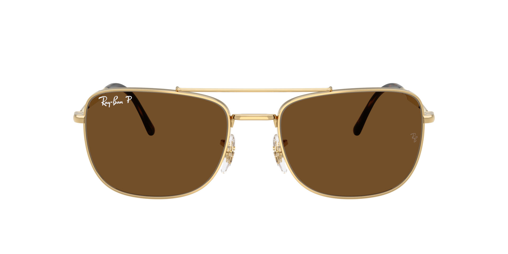 Ray-Ban RB3755 XXL (62 - 19) with Brown lenses and Gold frame