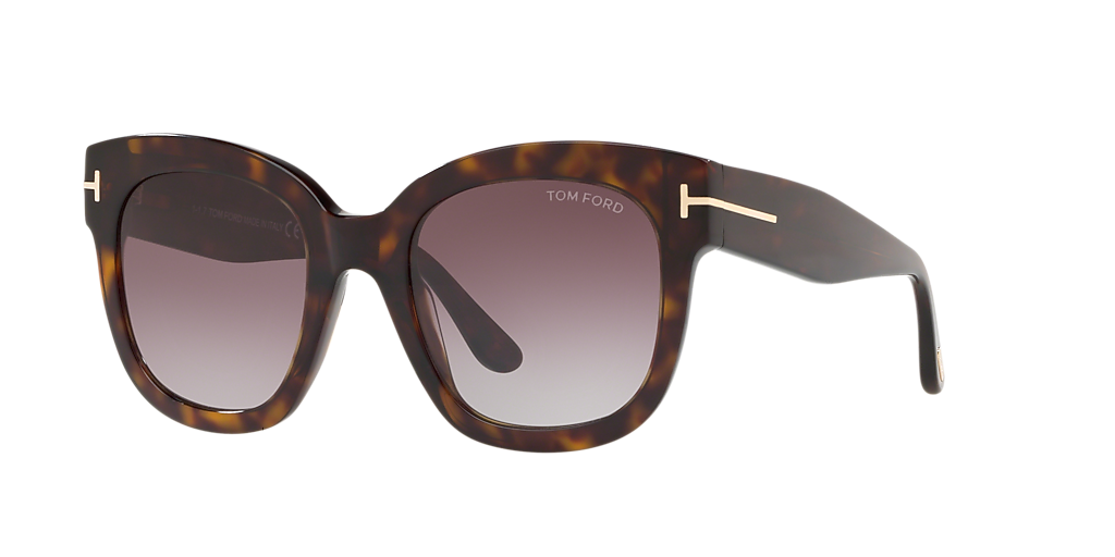 Tom Ford FT0613 XXL (52 - 22) with Red lenses and Tortoise frame