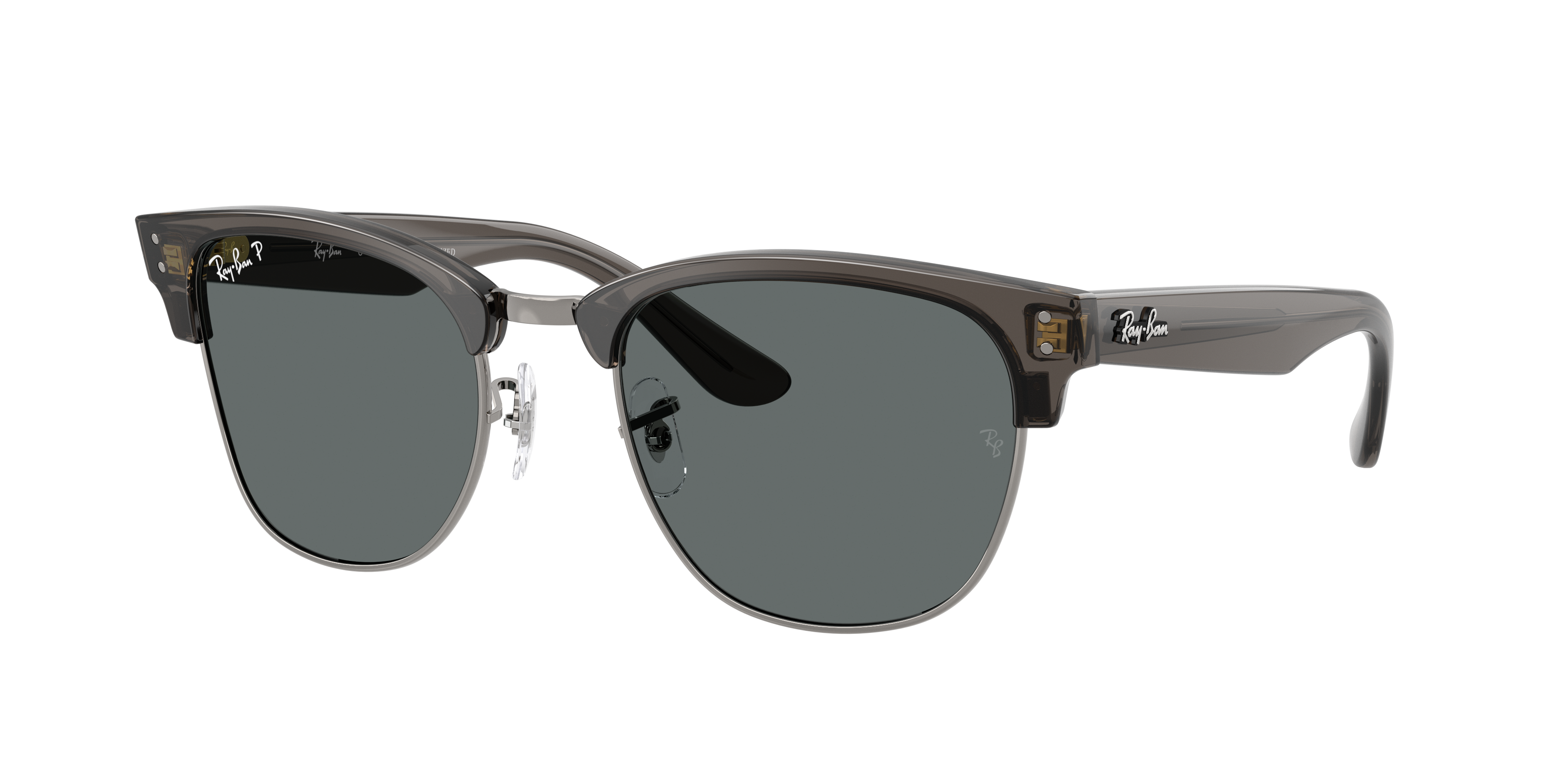 Ray-Ban CLUBMASTER reverse サングラスRBR0504S Ray-Ban Clubmaster Reverse L (54 - 21) with Grey lenses and Grey
