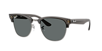 Ray-Ban Clubmaster Reverse L (54 - 21) with Blue lenses and Gold