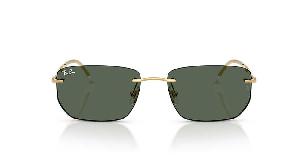 Ray-Ban RB3768 M (56 - 17) with Green lenses and Gold frame