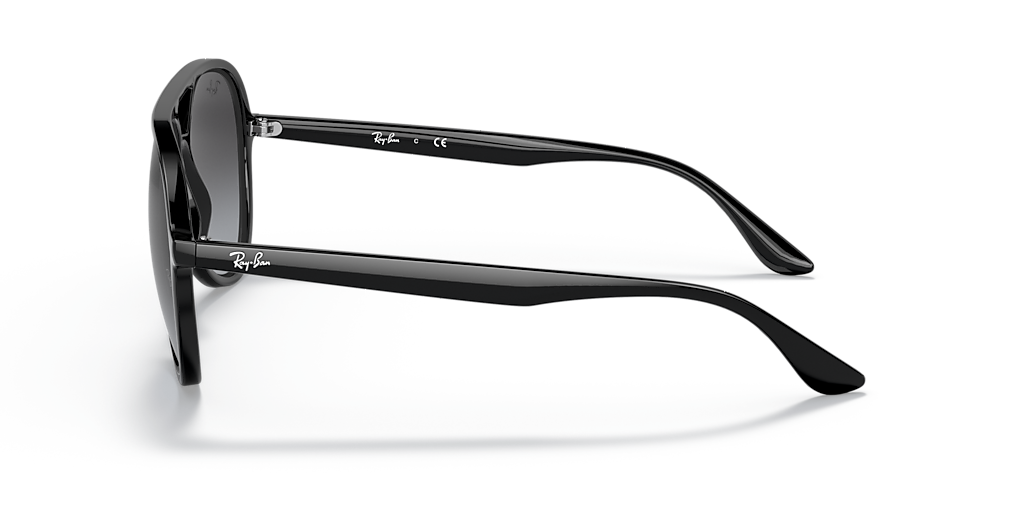 Ray-Ban RB4376 L (57 - 16) with Grey lenses and Black frame