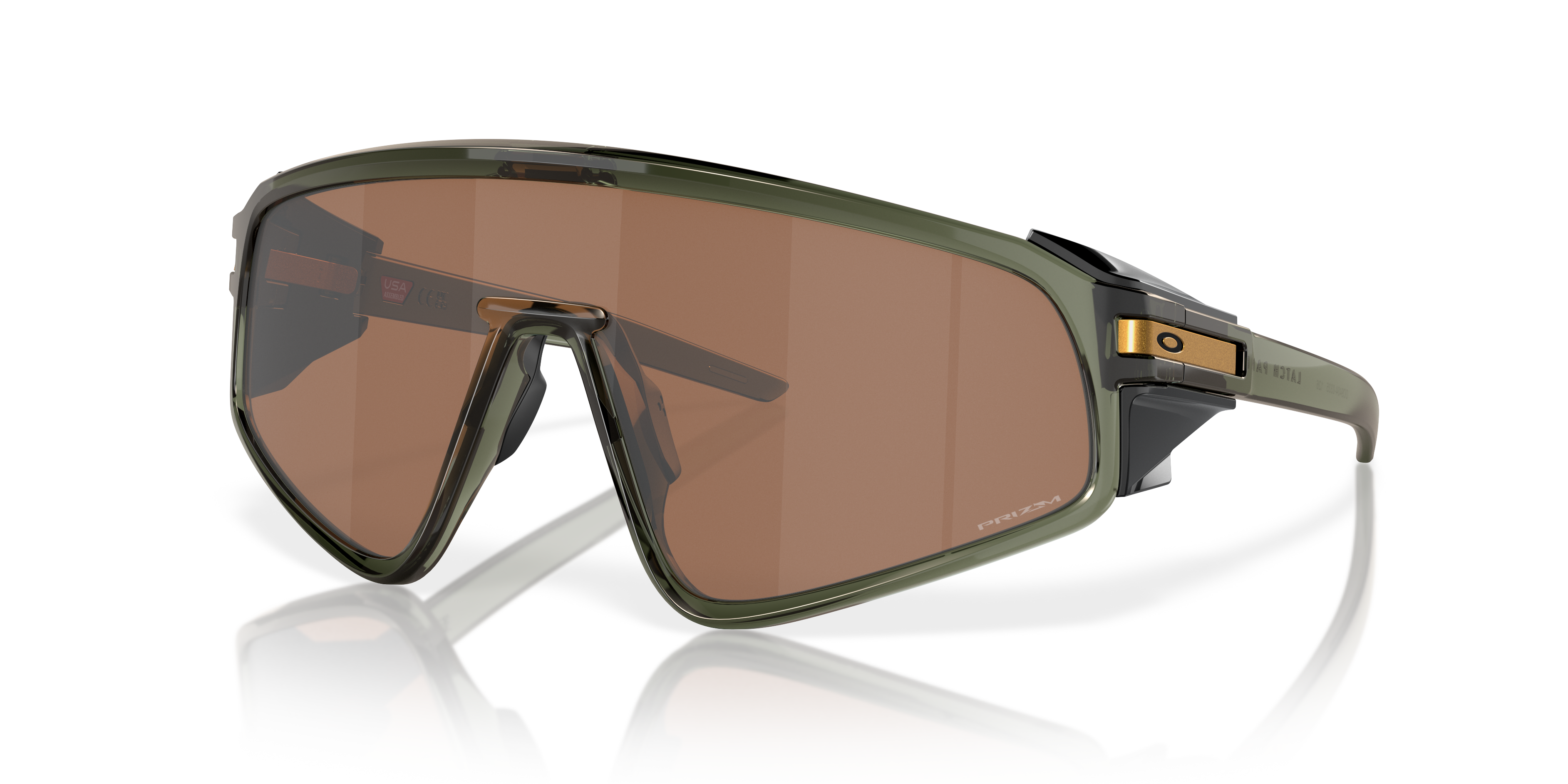 Oakley Latch™ Panel L (35 - 135) with Brown lenses and Green frame