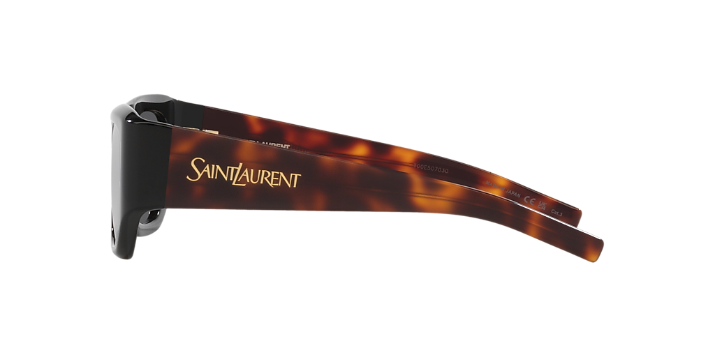 Saint Laurent SL 740 S (52 - 21) with Black lenses and Black frame