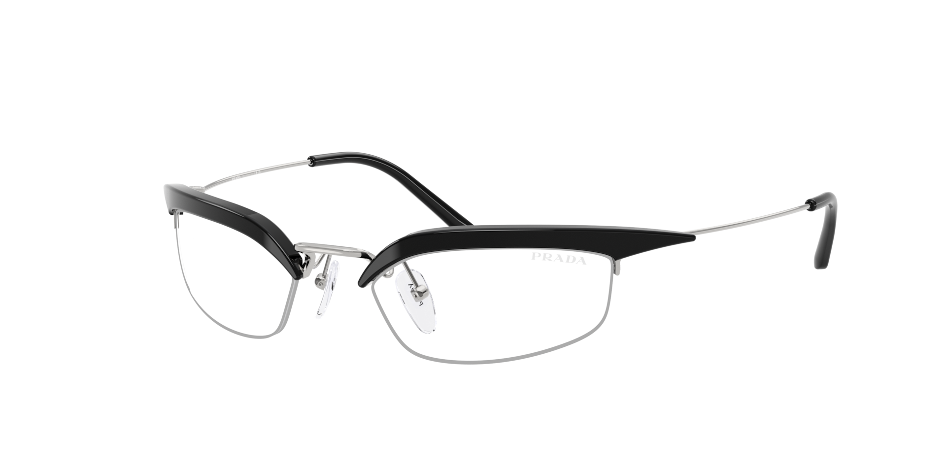 Prada PR B50S TZM08N Blue-Light Block Women’s Glasses Black Size 52 - Free Lenses - Blue Light Block Available
