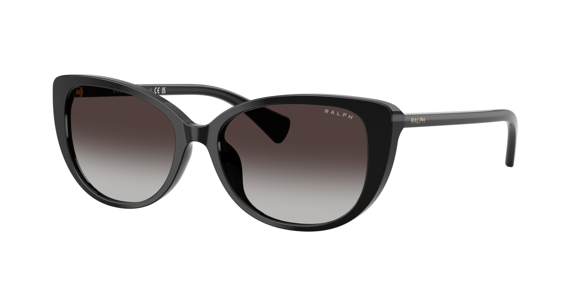 Ralph Femme Sunglass RA5340U - Couleur du Monture Noir brillant Couleur de Lentille Dgrad Gris 98 €