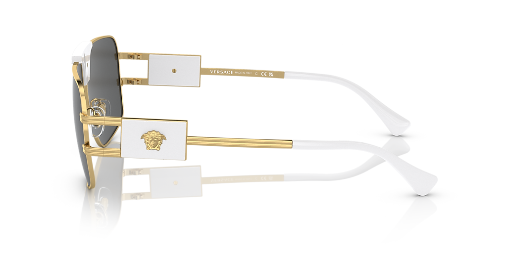 Versace VE2251 XXL (63 - 12) with Grey lenses and Gold frame
