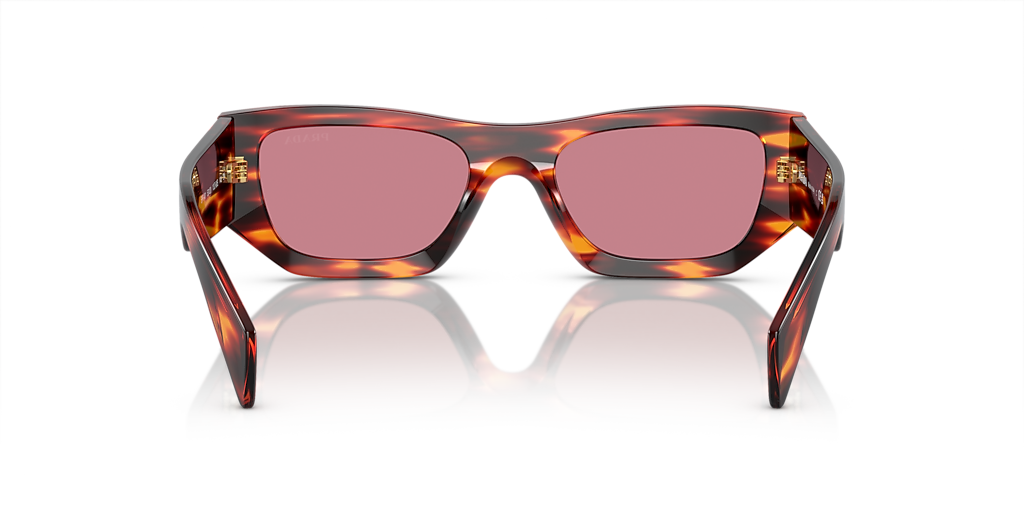 Prada PR A01S M (53 - 20) with Violet lenses and Red frame