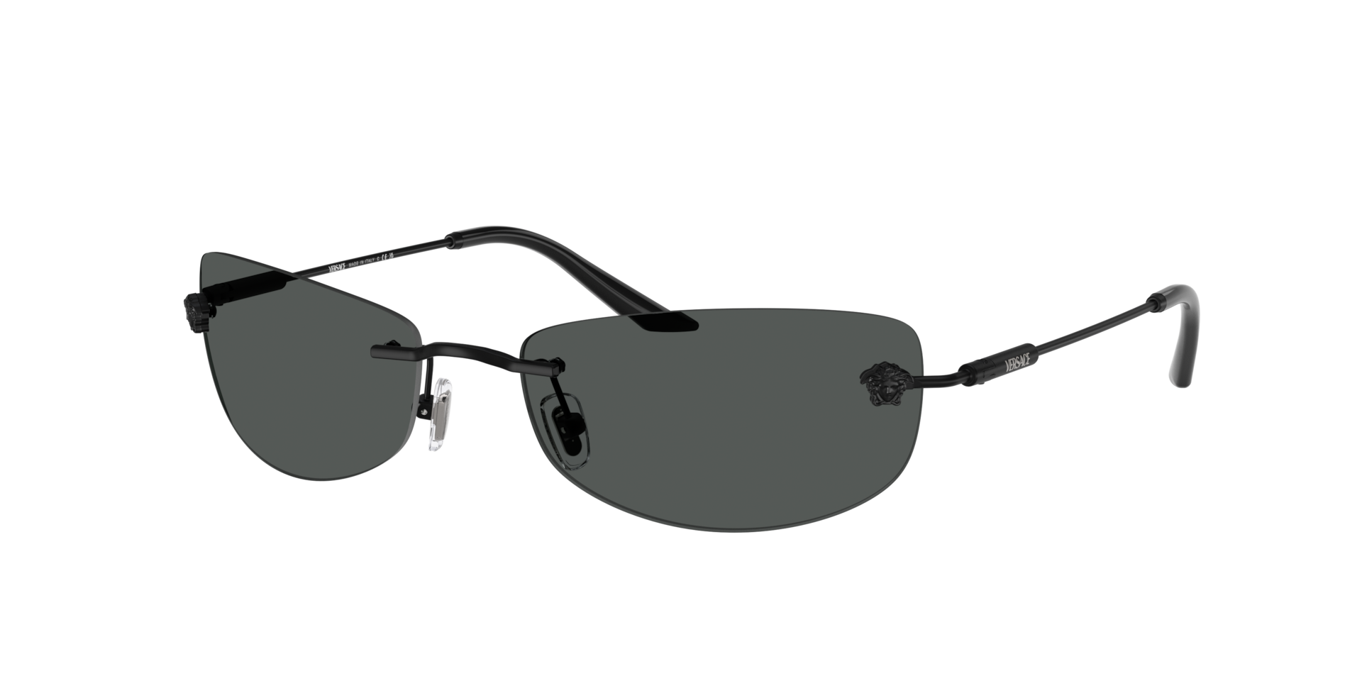 Versace Man Sunglass VE2279 -  Frame color: Matte Black, Lens color: Dark Grey