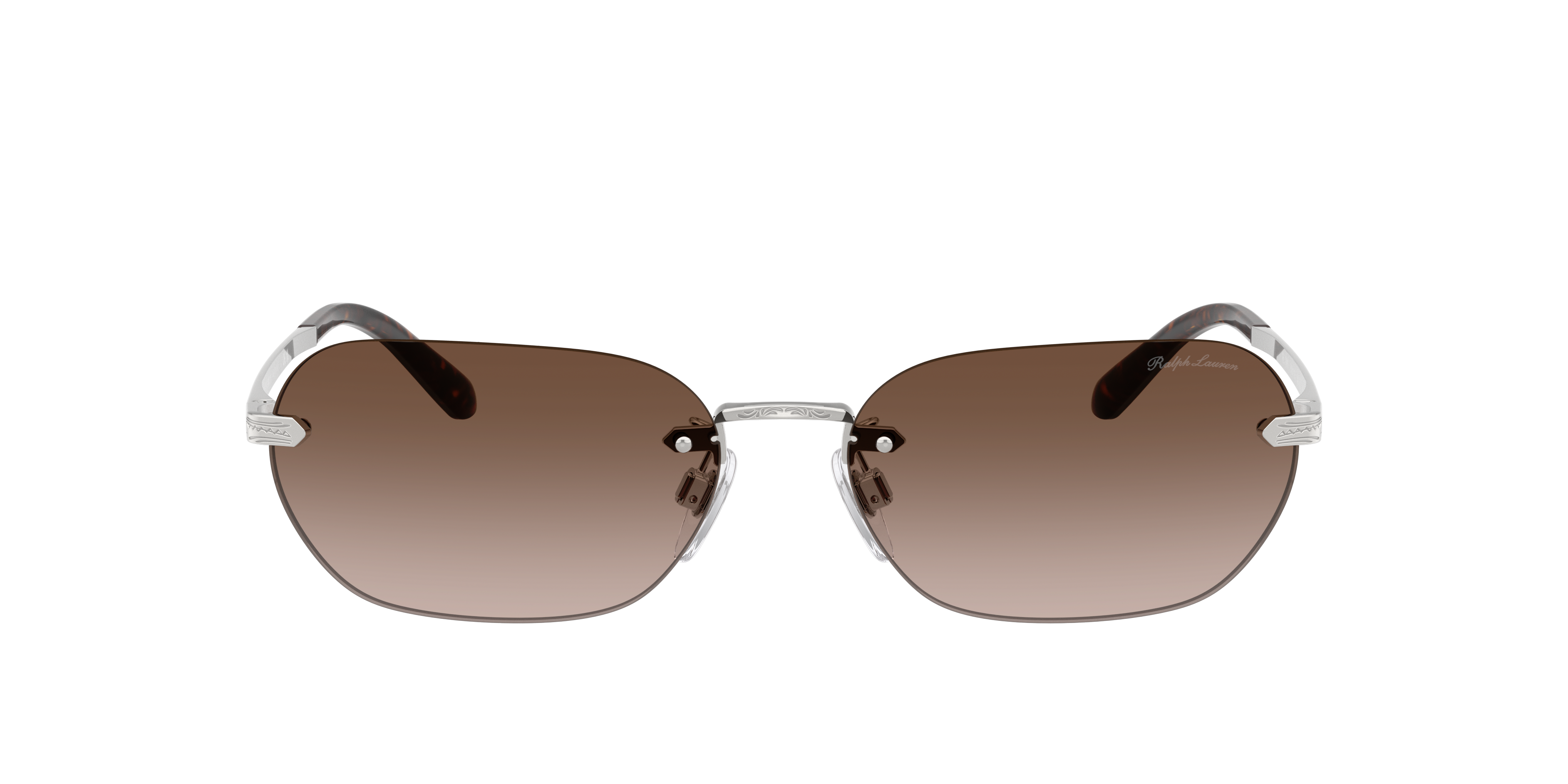 Ralph Lauren RL7089 L (59 - 16) with Brown lenses and Silver frame