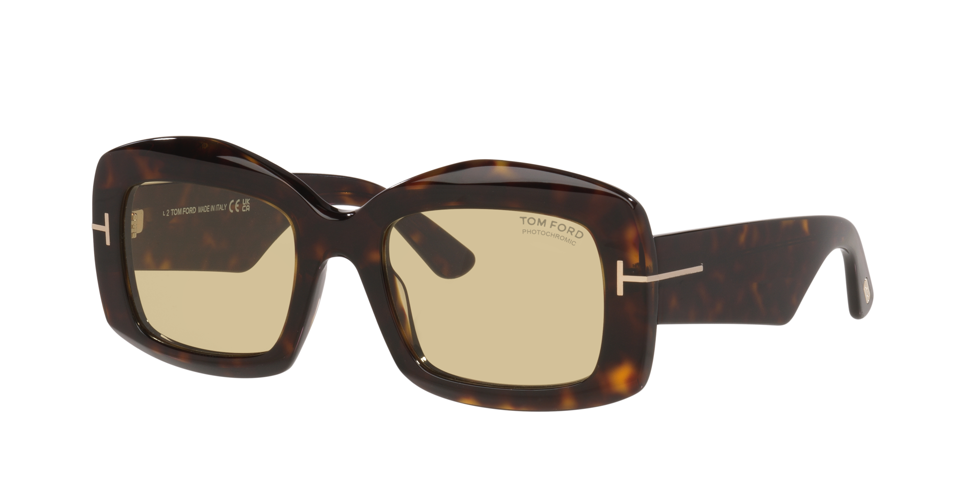 Tom Ford Venetia_Tr XXL (53 - 21) with Brown lenses and Tortoise