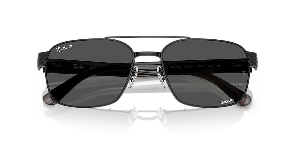 Ray-Ban RB3751 Polarized+ Lenses XXL (61 - 17) with Grey lenses
