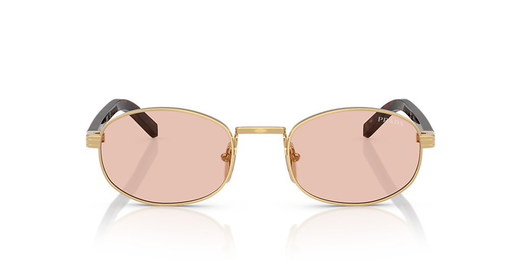 Prada PR B53S S (52 - 21) with Pink lenses and Gold frame