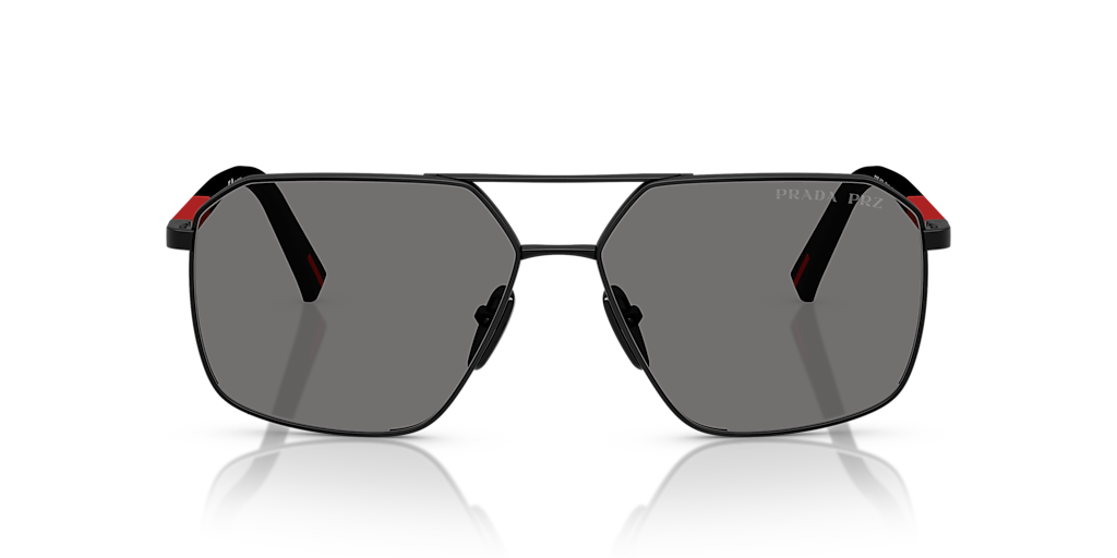 Prada Linea Rossa PS A50S XL (60 - 14) with Grey lenses and Black