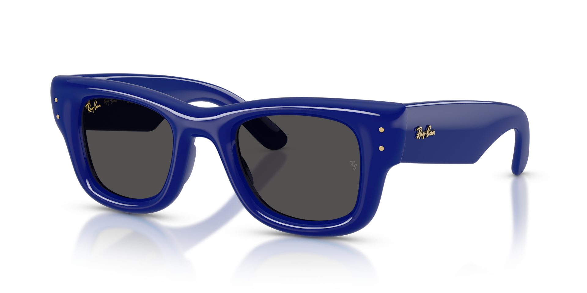 Ray-Ban RB4940 Wayfarer Puffer M (47 - 23) with Black lenses and