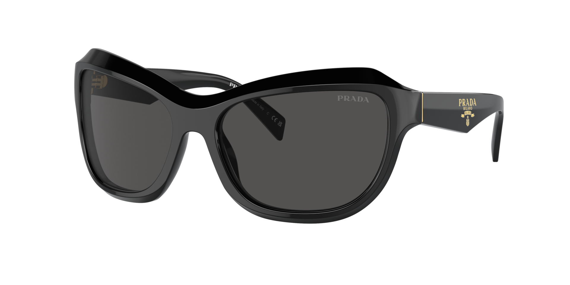 Prada PR A27S L (62 - 17) with Grey lenses and Black frame