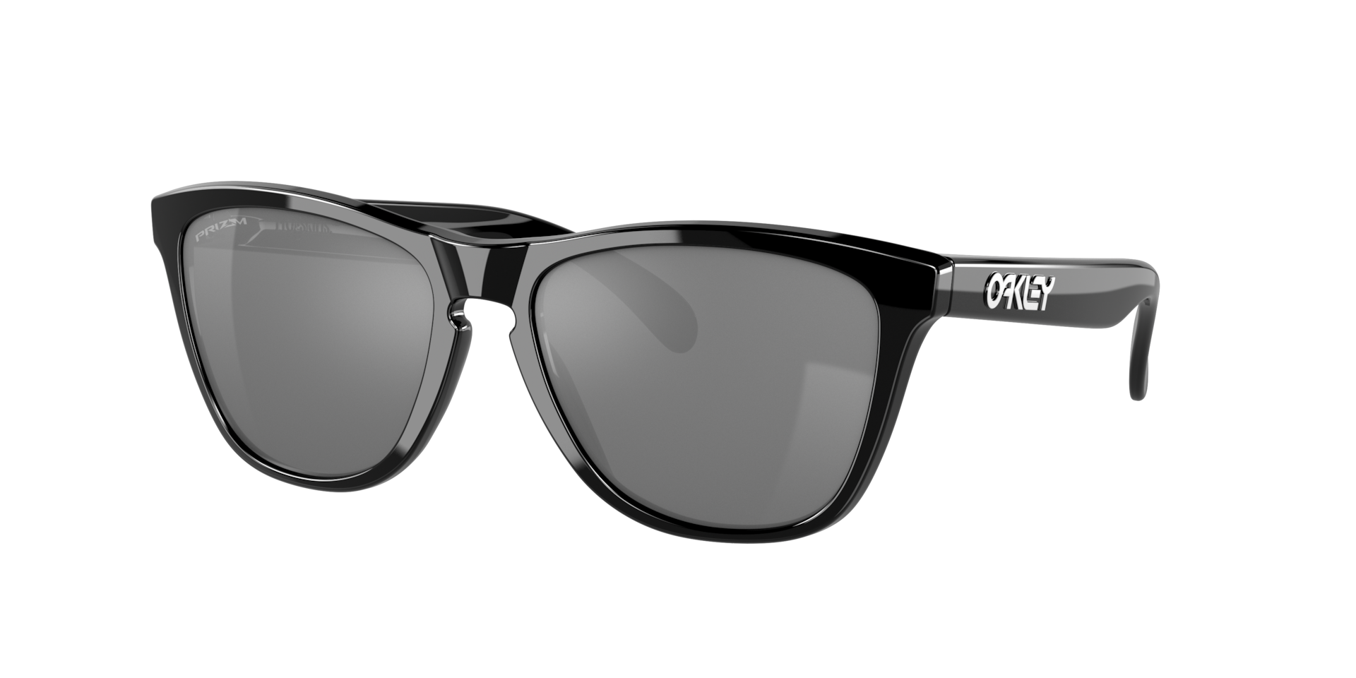 Oakley Unisex Sunglass Frogskins™ - Framekleur: Glanzend zwart, Lenskleur: Prizm zwart