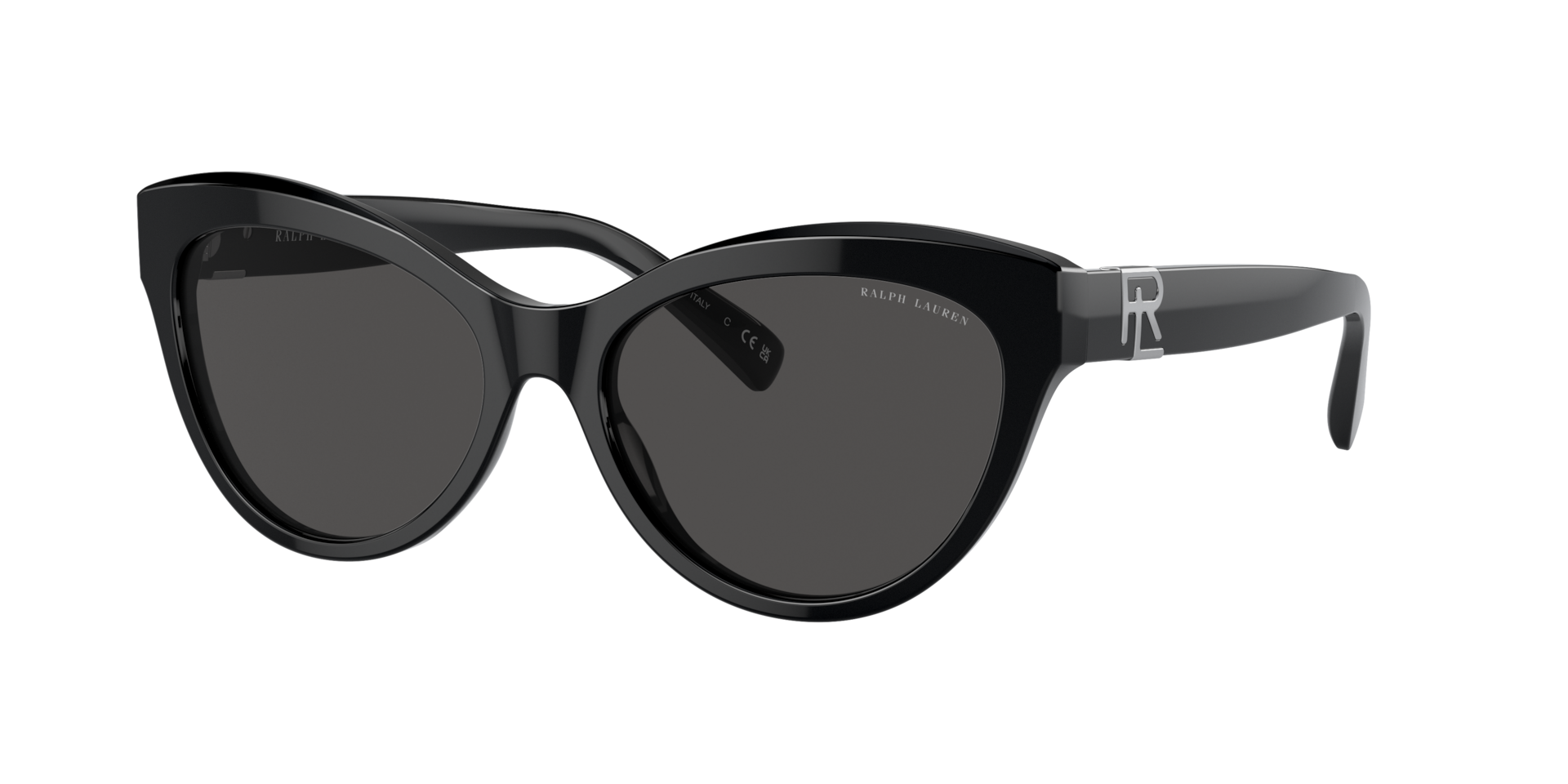 Ralph Lauren Femme Sunglass The Betty - Couleur du Monture: Noir, Couleur de Lentille: Gris