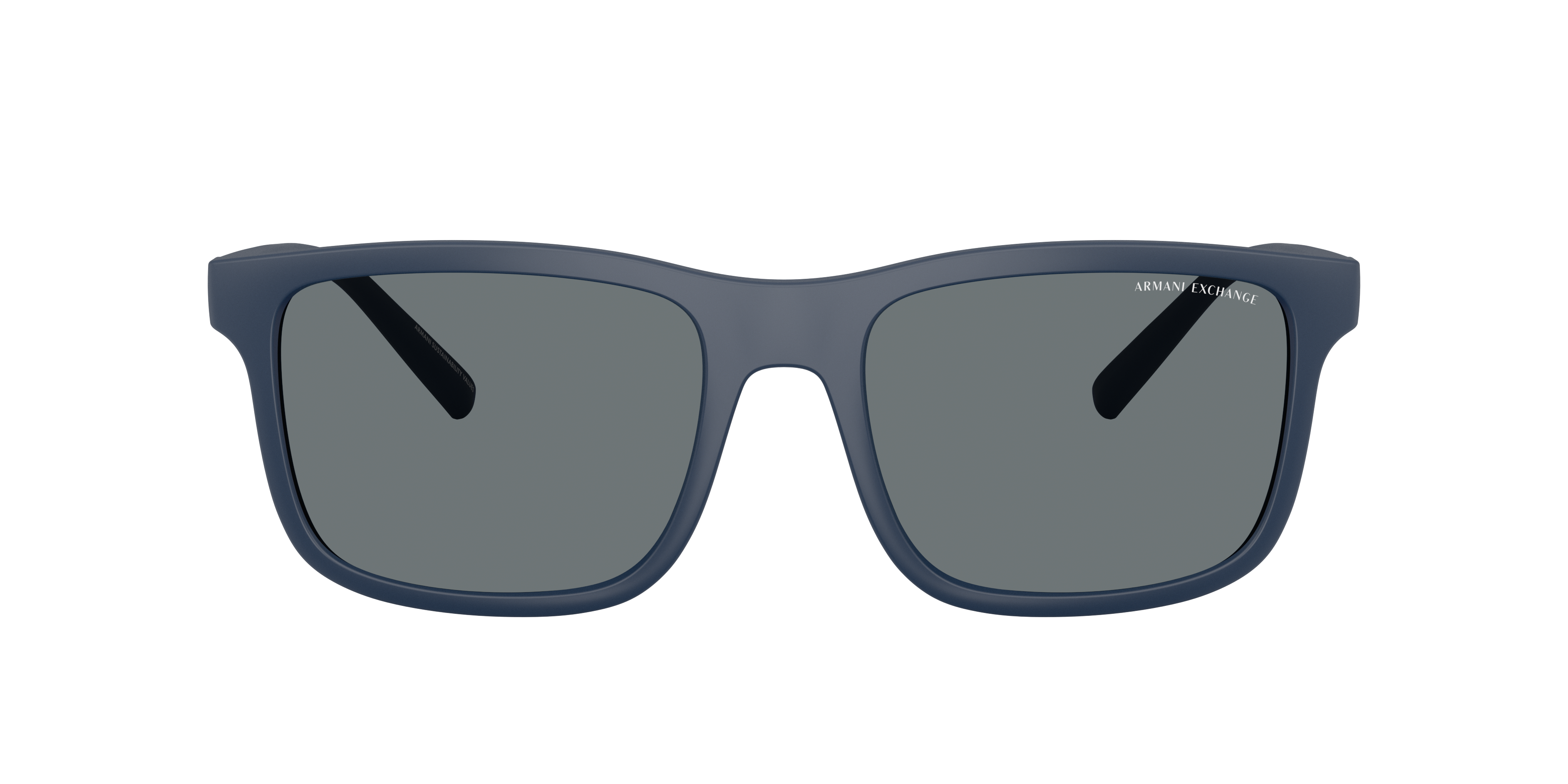 Armani Exchange AX4145S XXL (57 - 19) with Blue lenses and Blue
