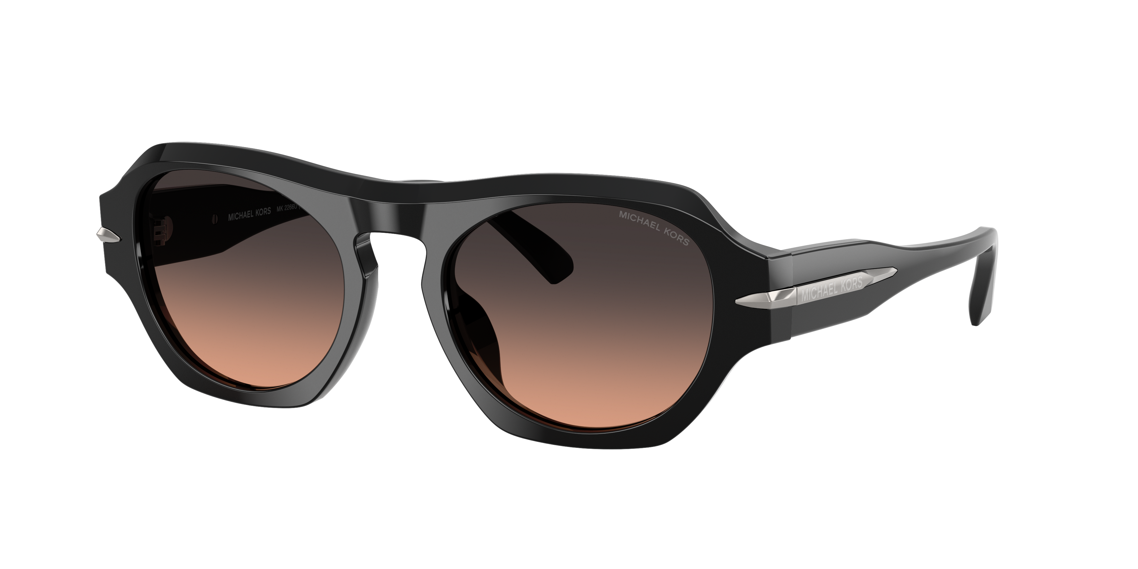 Michael Kors Man Sunglass Toronto -  Frame color: Black, Lens color: Brown
