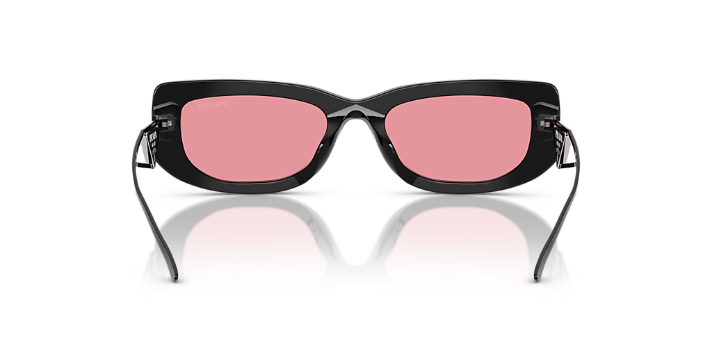 Prada PR 14YS L (53 - 19) with Pink lenses and Black frame