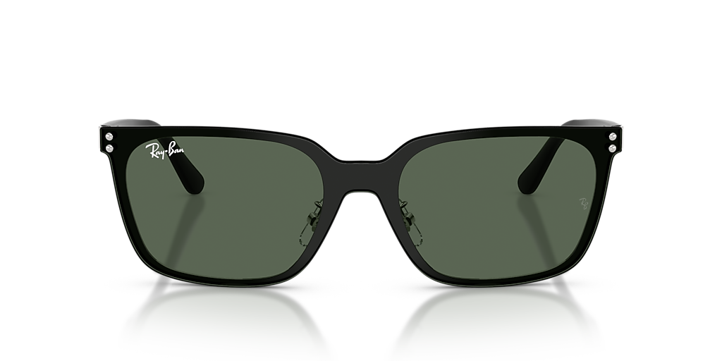 Ray-Ban RB3784D XL (0 - 145) with Green lenses and Silver frame