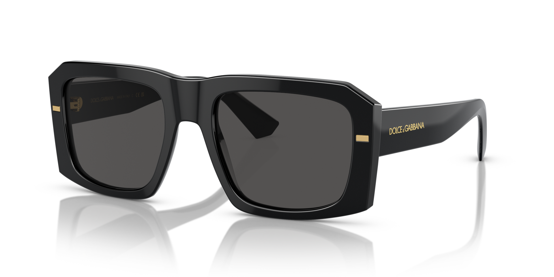 Dolce&Gabbana DG4430 M (54 - 20) with Grey lenses and Black frame