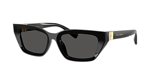 Dolce&Gabbana DG4482 XL (57 - 18) with Grey lenses and Black frame