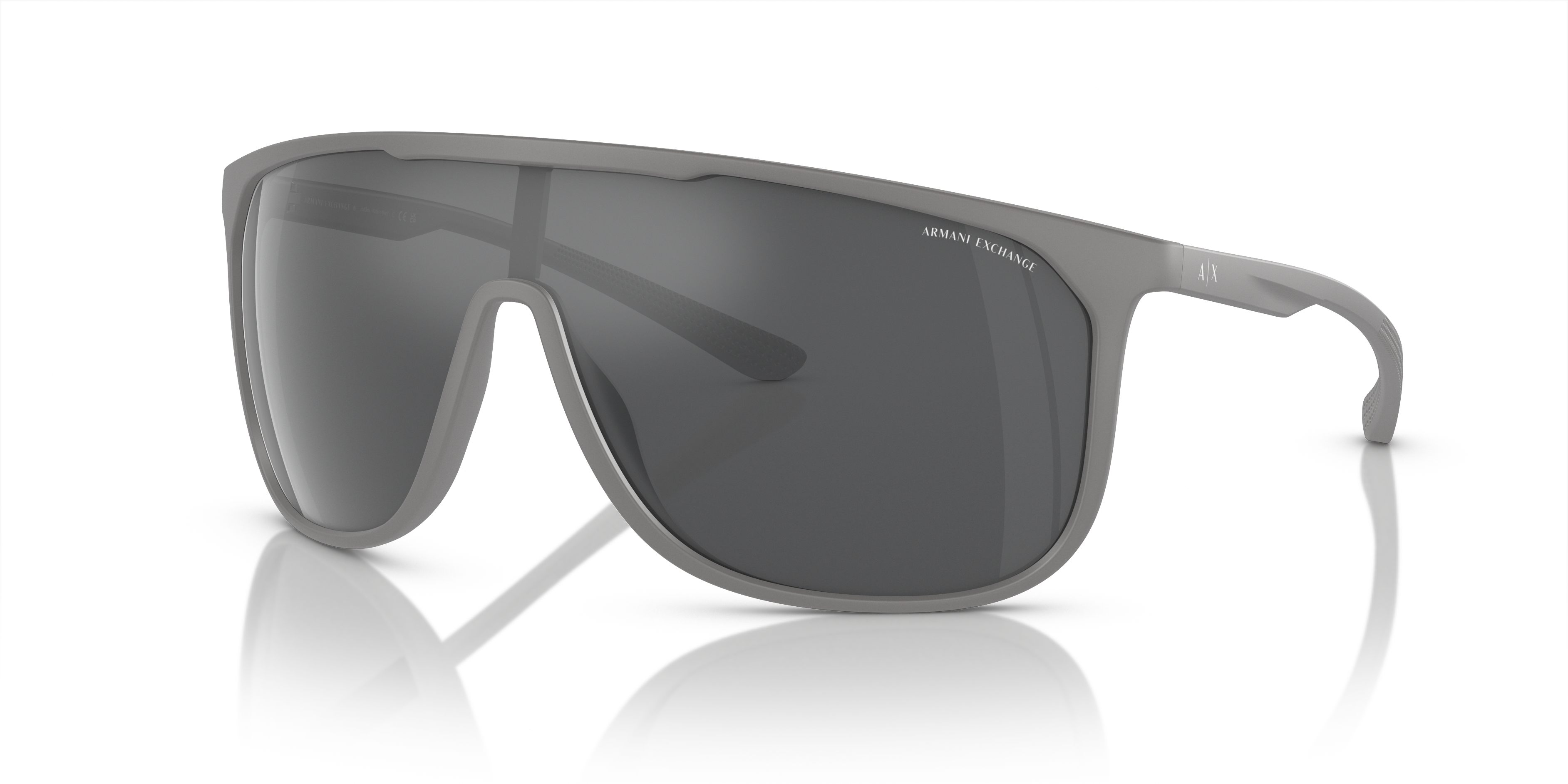 Armani Exchange AX4137SU L (35 - 135) with Silver lenses and Grey