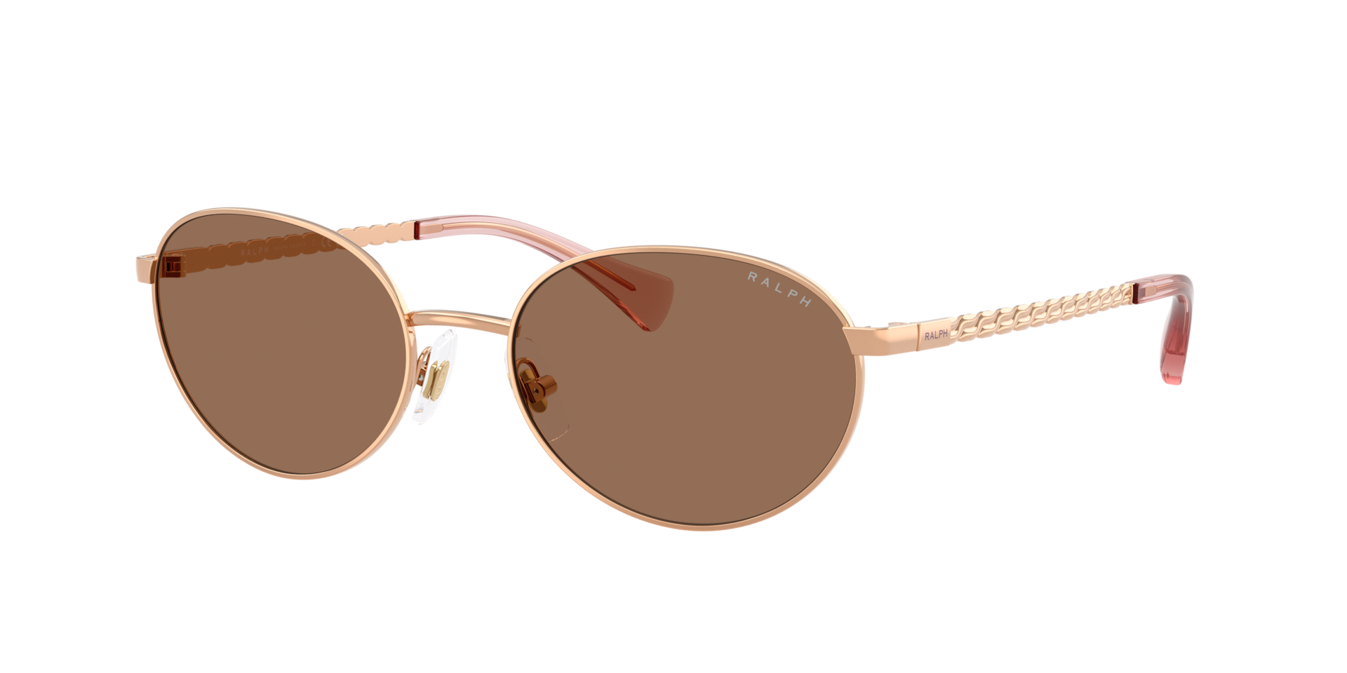 Ralph Femme Sunglass RA4148 - Couleur du Monture: Or Rose, Couleur de Lentille: Brun