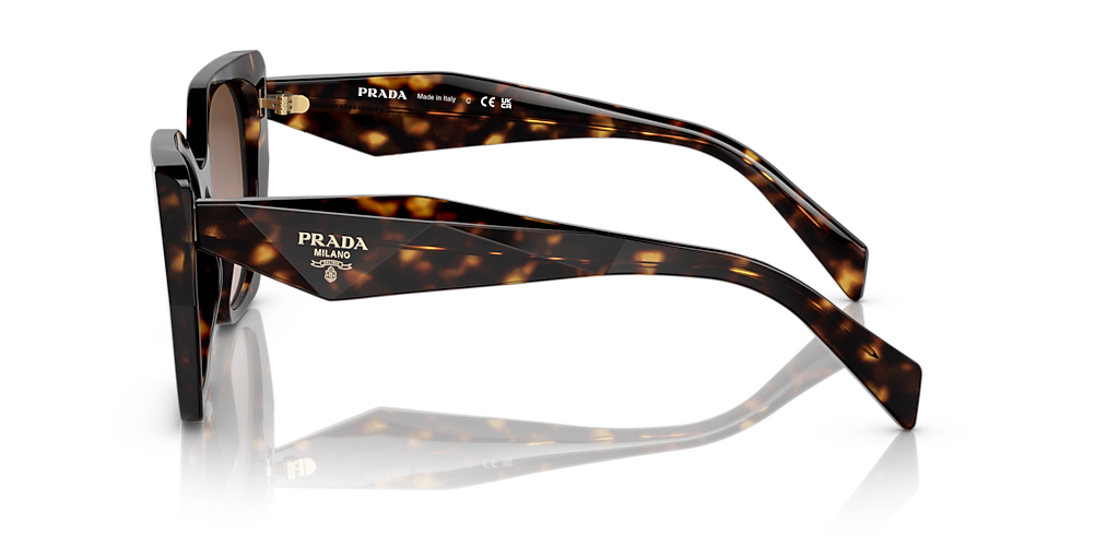 Prada PR 19ZS M (55 - 17) with Brown lenses and Tortoise frame