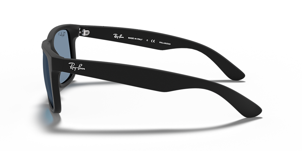 Ray-Ban Justin Classic M (55 - 17) with Blue lenses and Black
