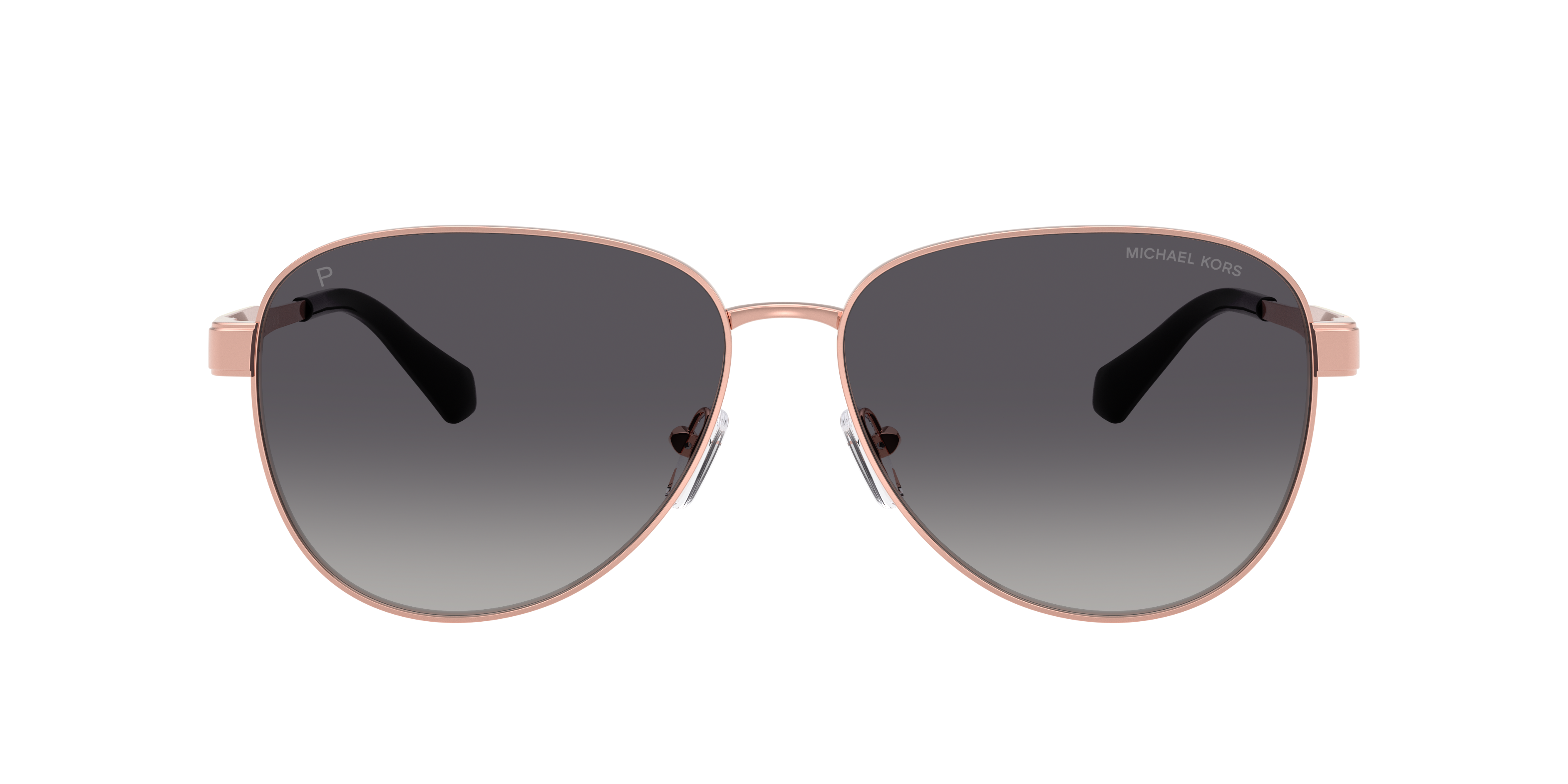 Michael Kors Biarritz XXL (61 - 14) with Grey lenses and Pink