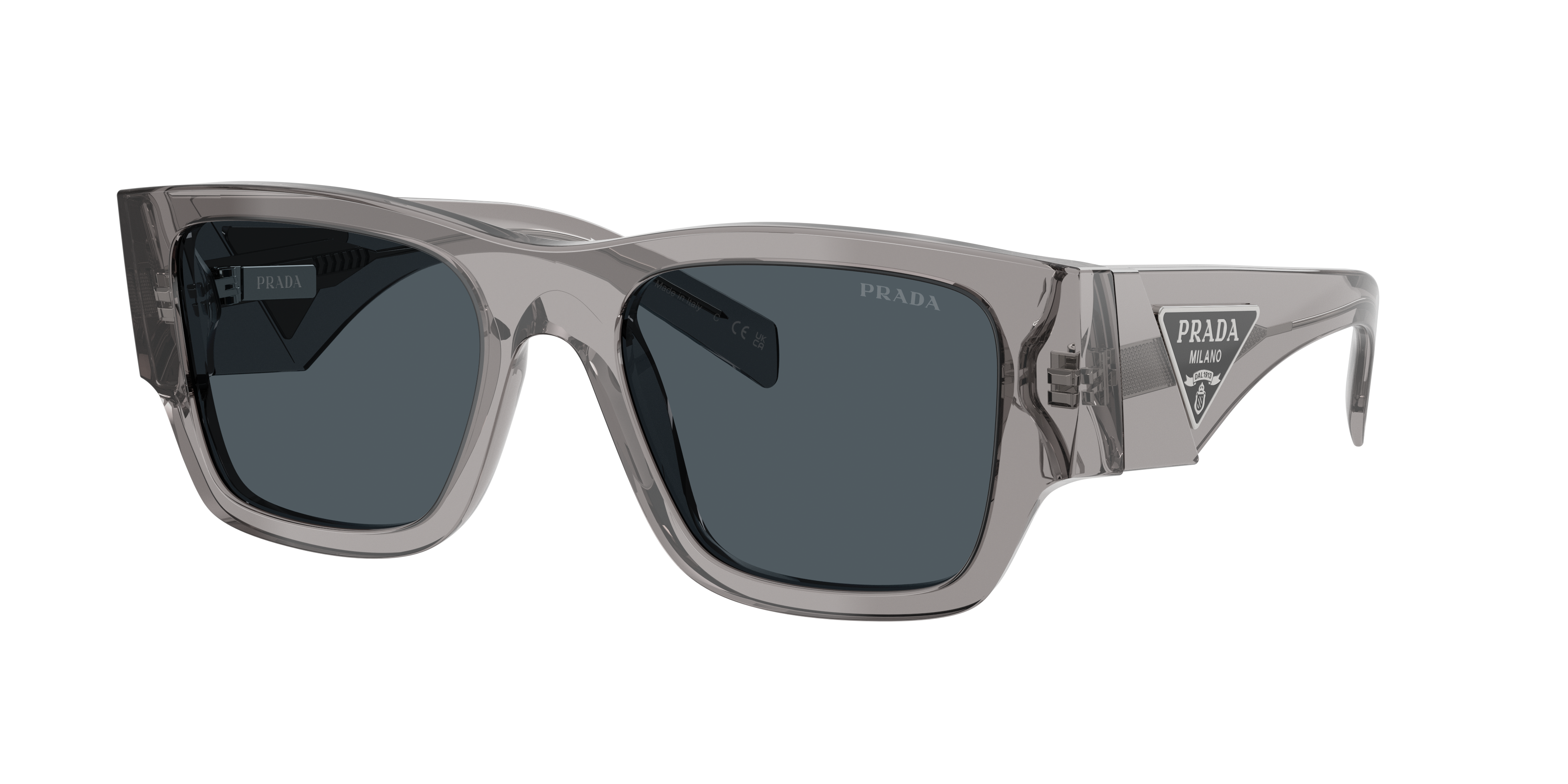 Prada PR 10ZS L (54 - 20) with Grey lenses and Grey frame