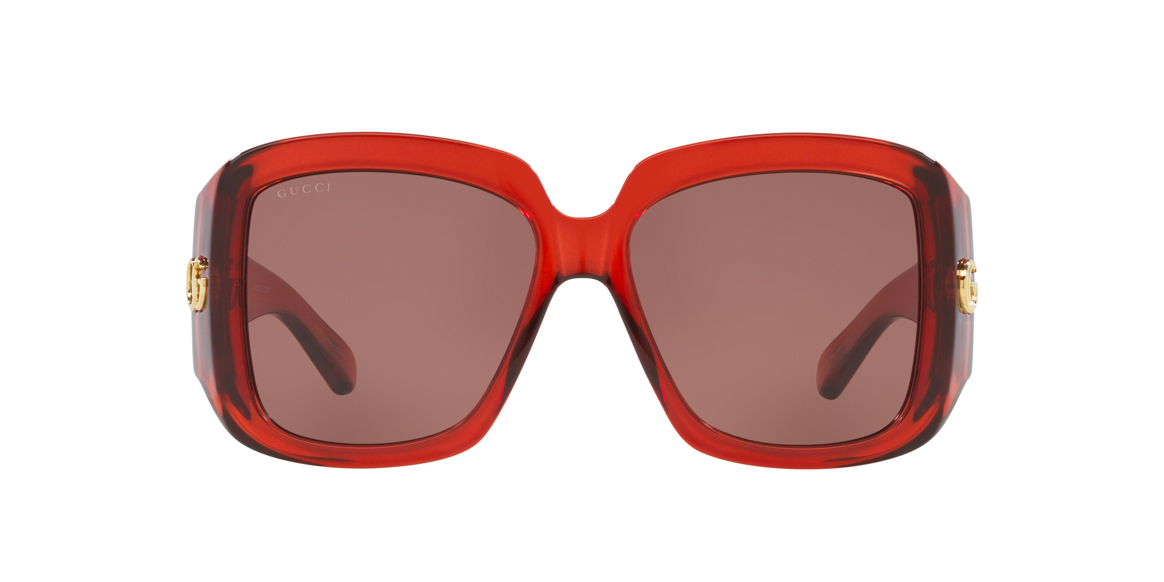 Gucci GG1402S S (55 - 16) with Brown lenses and Red frame