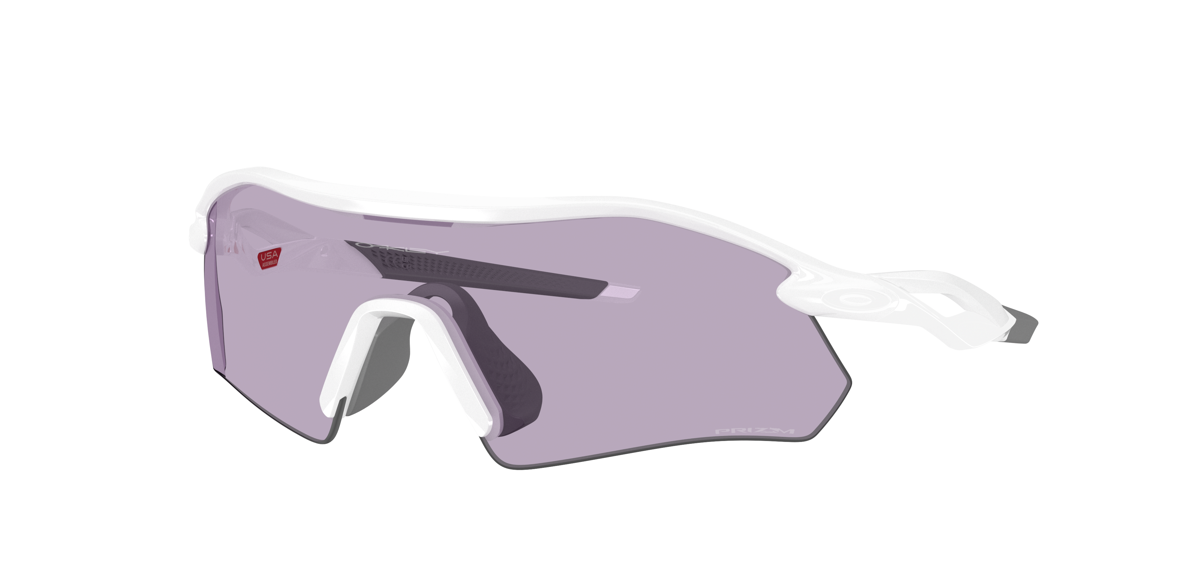Oakley Unisex Sunglass Radar® Plate​ -  Frame color: Polished White, Lens color: Prizm Slate