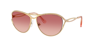 Swarovski SK7029 XL (58 - 19) with Green lenses and Gold frame
