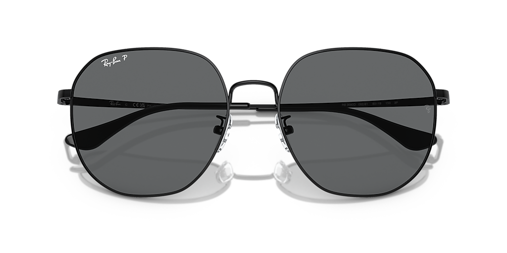 小物 Ray-Ban RB3680D 9202/I8 Ray-Ban RB3680D XXL (60 - 19) with Grey lenses and Black frame