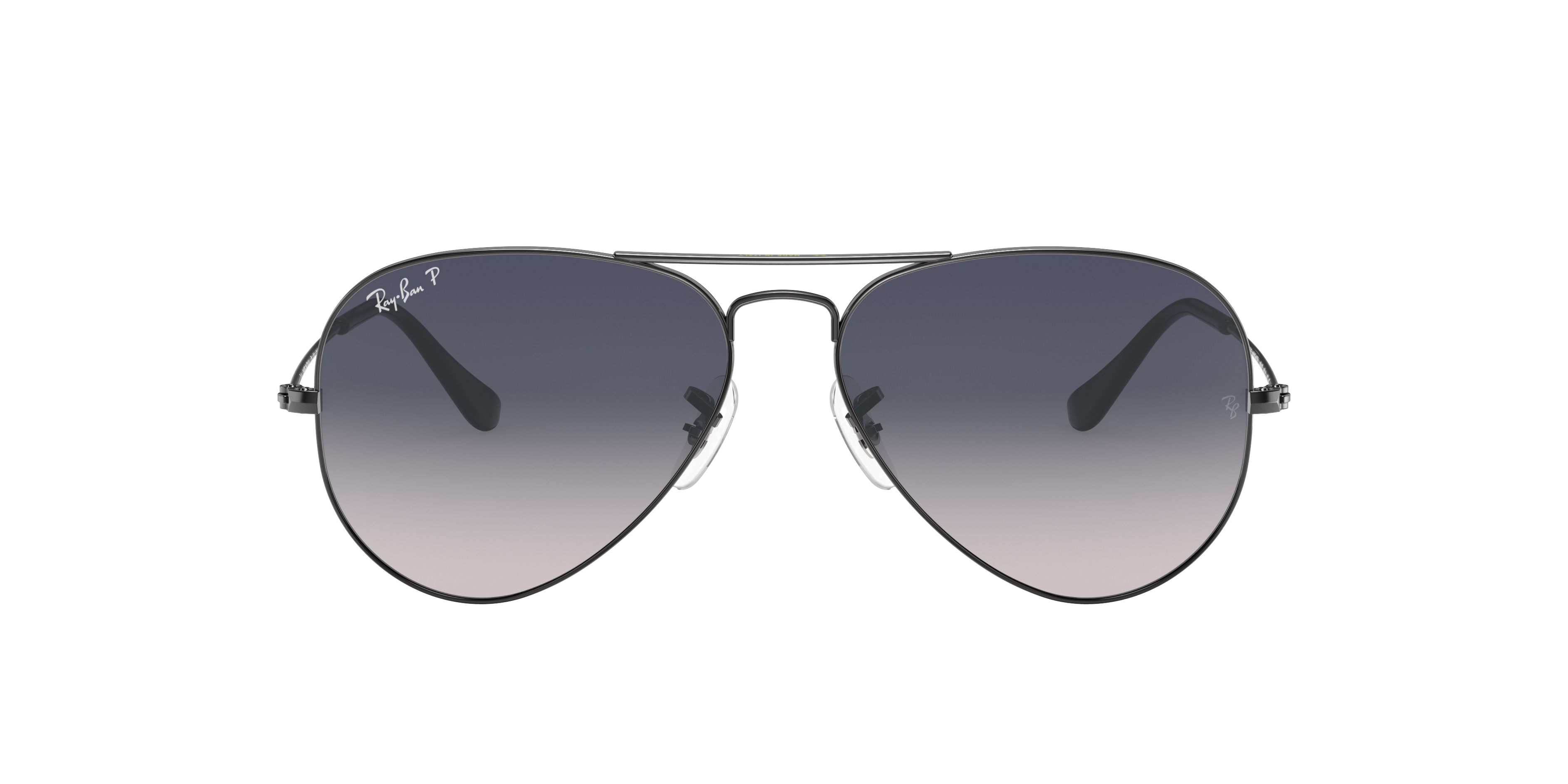 Ray-Ban Aviator Gradient XL (58 - 14) with Blue lenses and Grey
