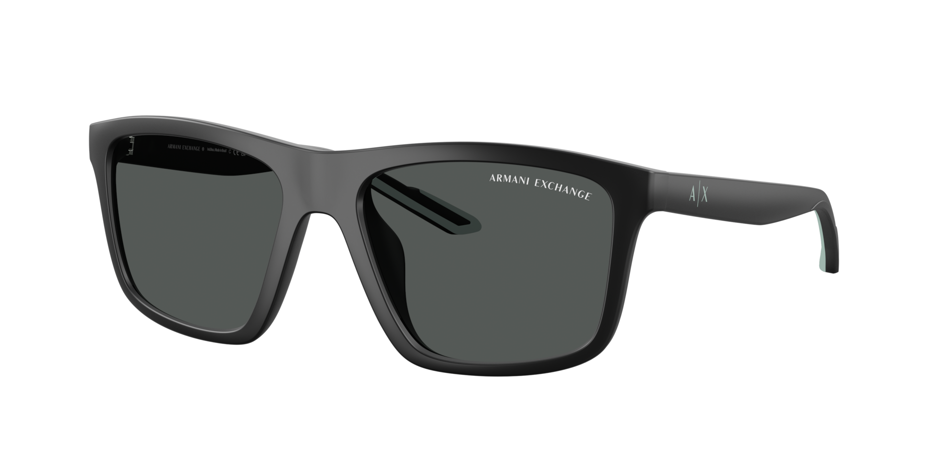 Armani Exchange Homme Sunglass AX4149SU - Couleur du Monture Noir mat Couleur de Lentille Gris fonc 95 €