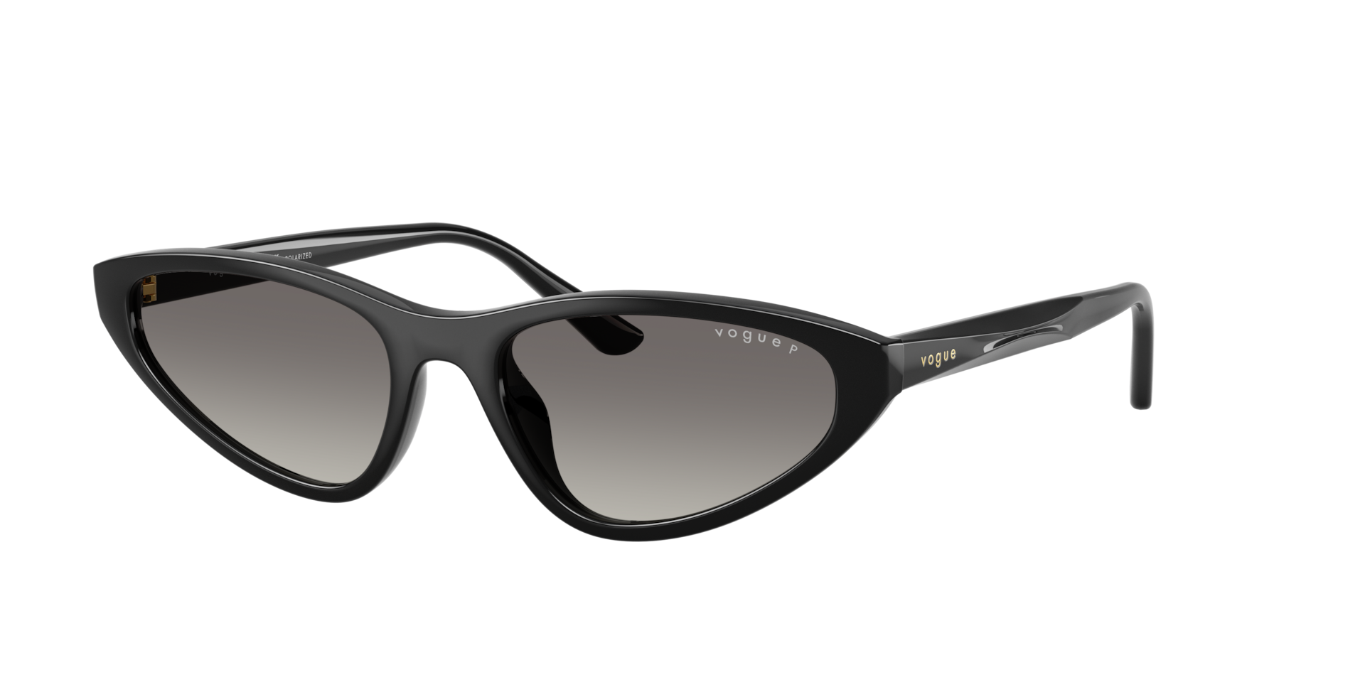Vogue Eyewear Grey Woman Vo5726su W44/T3 Sunglasses Acetate Black Cat Eye Polarized - Image 2