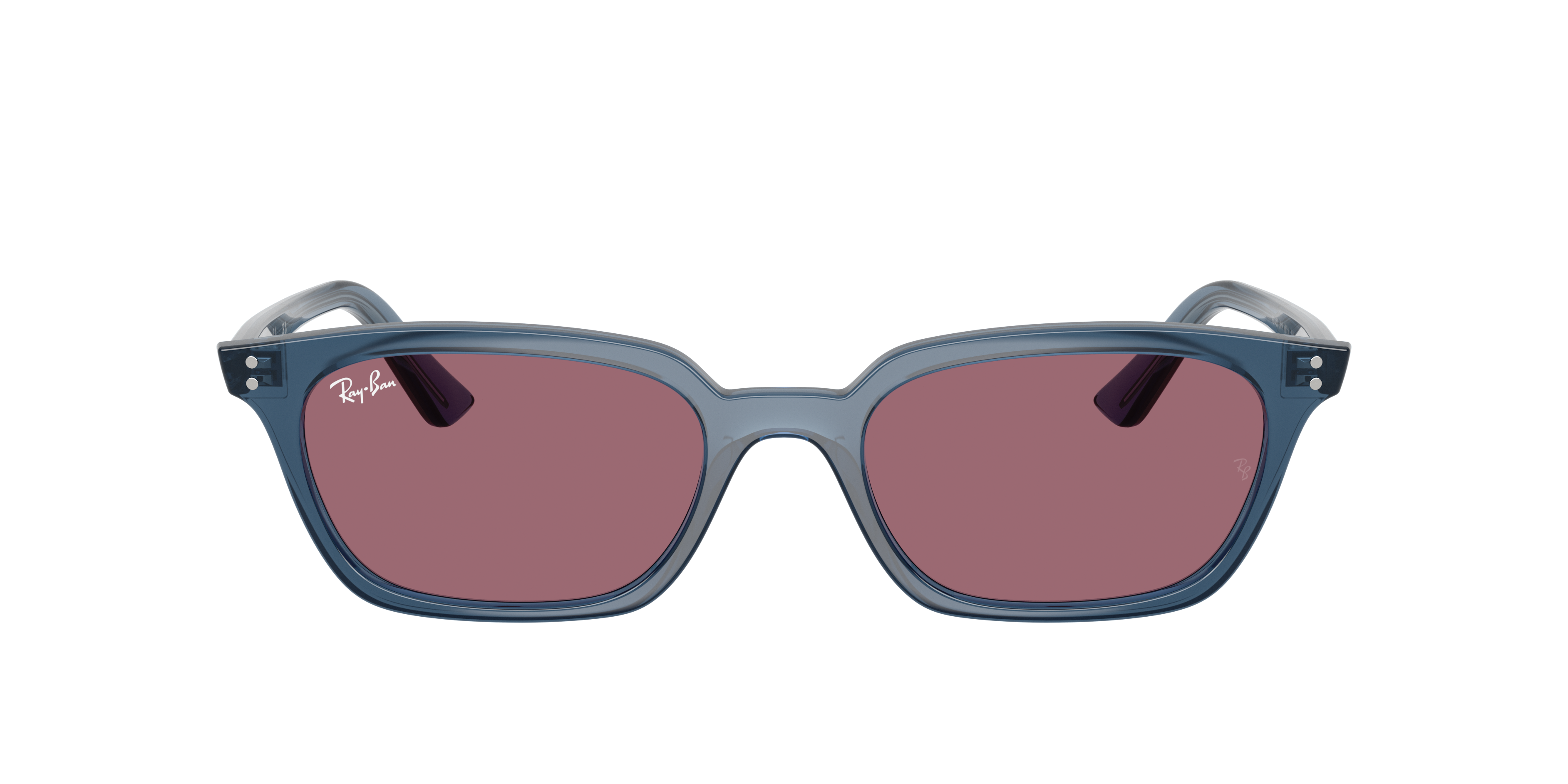 Ray-Ban Zaya Bio-Based XXS (50 - 19) with Violet lenses and Blue