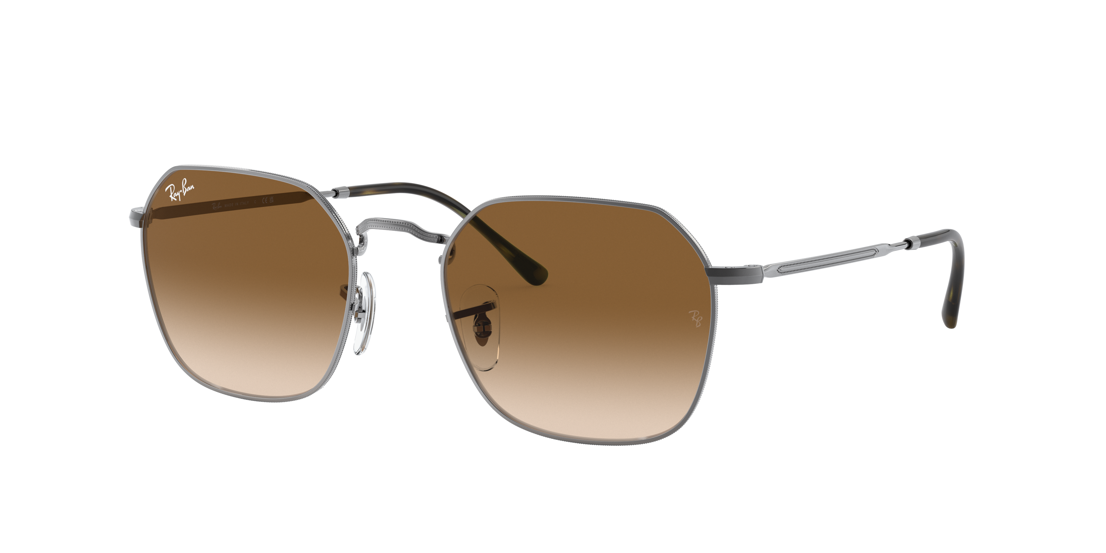 Ray-Ban Jim XL (55 - 20) with Brown lenses and Grey frame