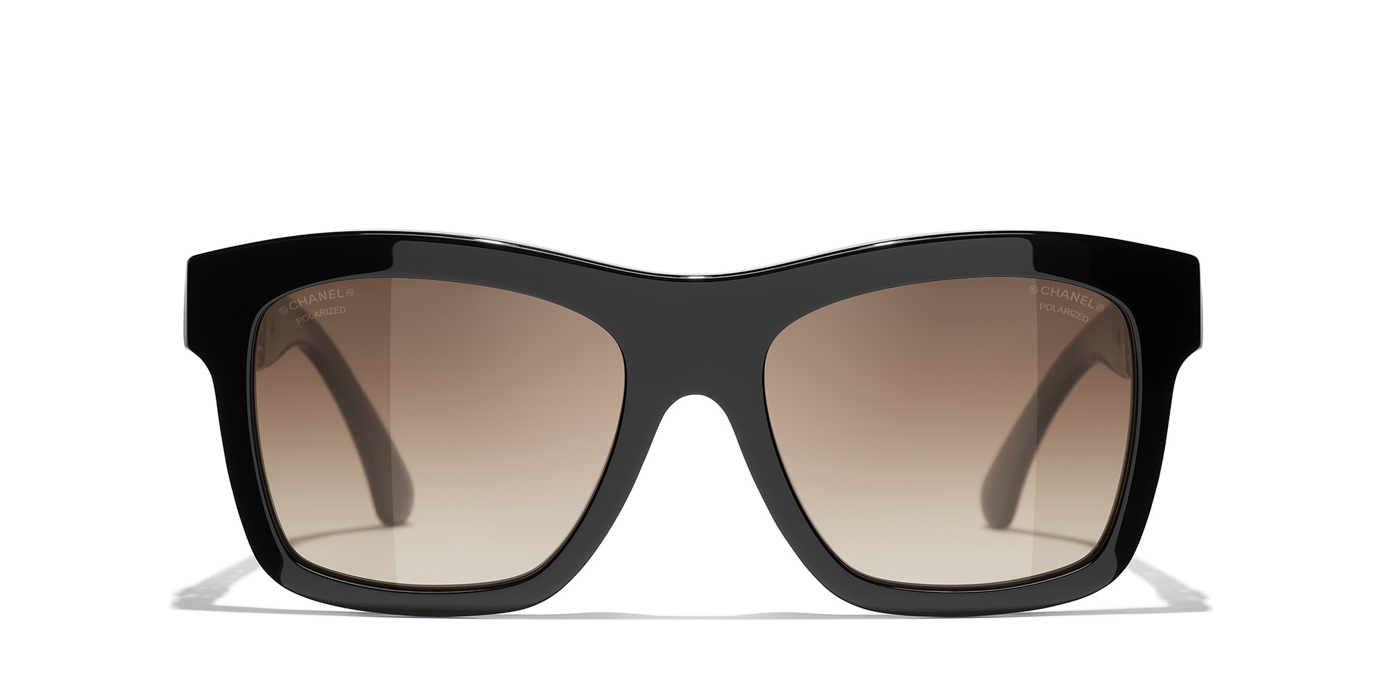 CHANEL　コスメ Chanel Square Sunglasses CH5533 XL (54 - 18) with Brown lenses and