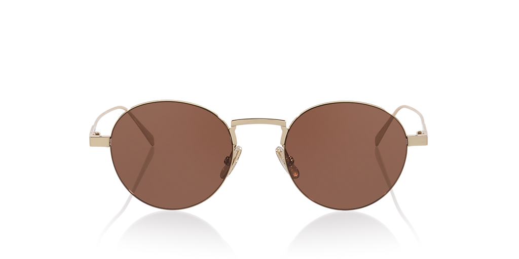 Celine Metal CL40346U XXS (49 - 20) with Brown lenses and Gold