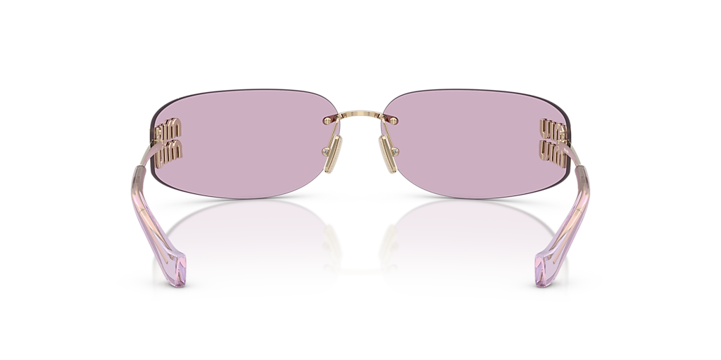 Miu Miu MU A51S M (75 - 14) with Pink lenses and Gold frame