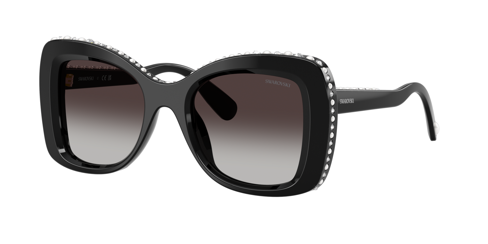 Swarovski 0Sk6062u - Unisex - Sunglasses - Black - 51 Mm - Accessories - Image 4