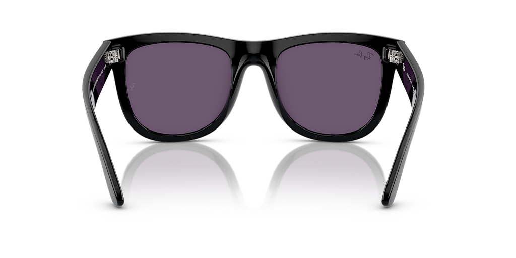 Ray-Ban Wayfarer Reverse S (50 - 22) with Violet lenses and Black