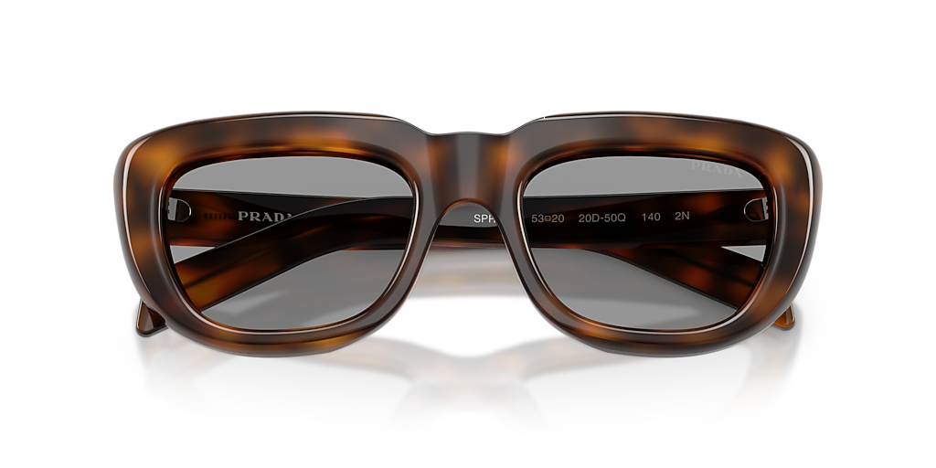 Hyde着 PRADA スタッズ メガネ y2k平成系 Prada PR D07S S (53 - 20) with Grey lenses and Tortoise frame